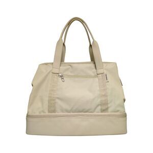 Limestone Grey - Samsonite Drop Bottom Weekender Duffel, with Detachable Padded